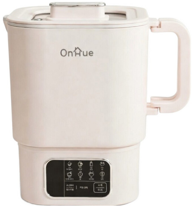 OnHue 不鏽鋼琺瑯塗層 110~240V 國際電壓 便攜式多功能快煮壺