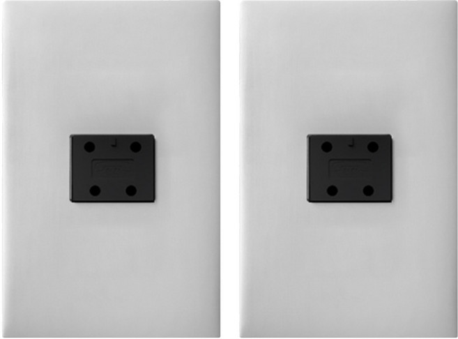 Legrand 羅格朗 Apela SIMPLE 單聯4P嵌入式模組電話通訊端子插座 雙色銀, 2個