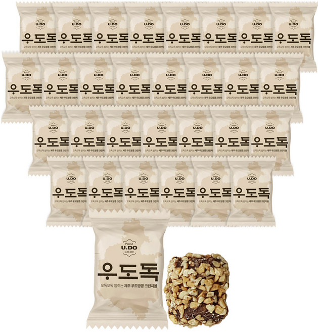 우도땅콩 우도독 30p, 1개, 210g