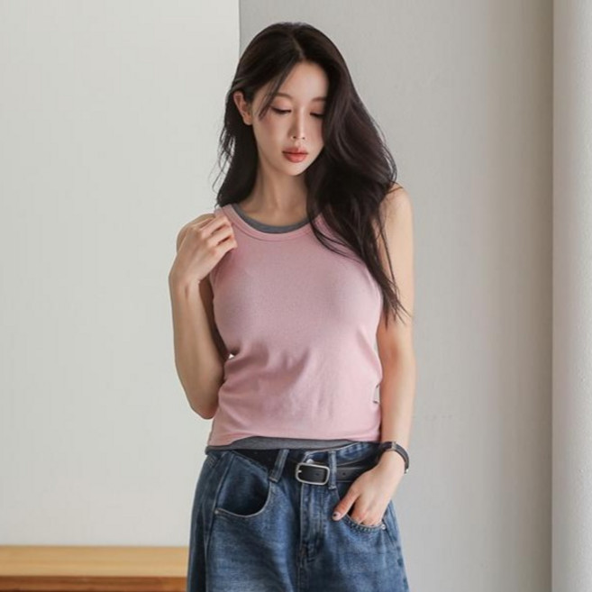 Chic Fox 女款 New Palm 羅紋彈性背心 62TS2111