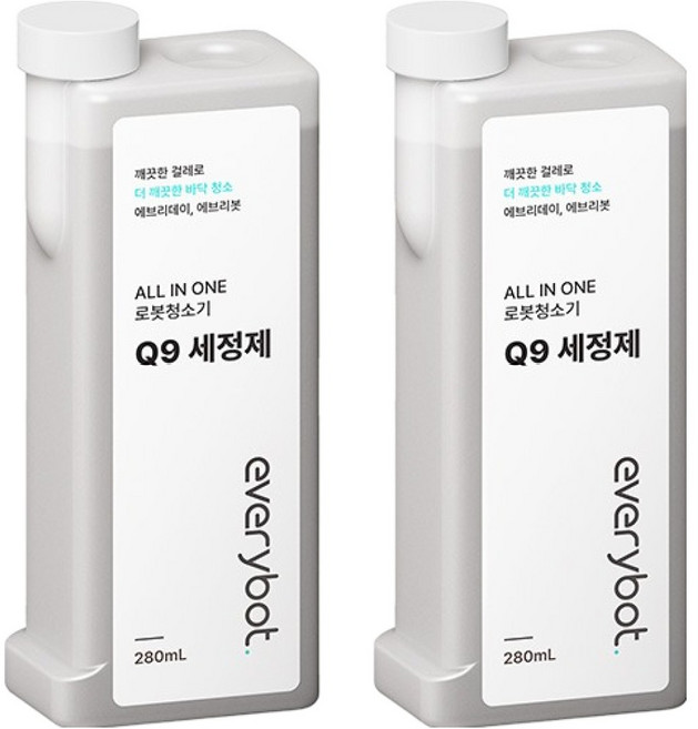 everybot. All-in-one掃地機器人Q9專用清潔劑, 2個, 單一商品