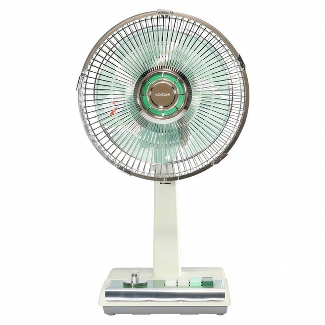 KOIZUMI 小泉成器 復古電風扇 10吋 綠白色, KLF-G035