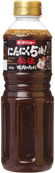 다이쇼 마늘 5배 비전 야키니쿠 양념 소스, 590g, 1개