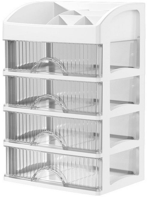 Yeeun Homesys Yehome 透明窗多用途緊湊型5層抽屜櫃, 混合色, 1個