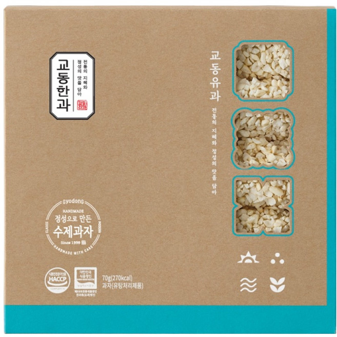 교동한과 교동유과, 70g, 1개