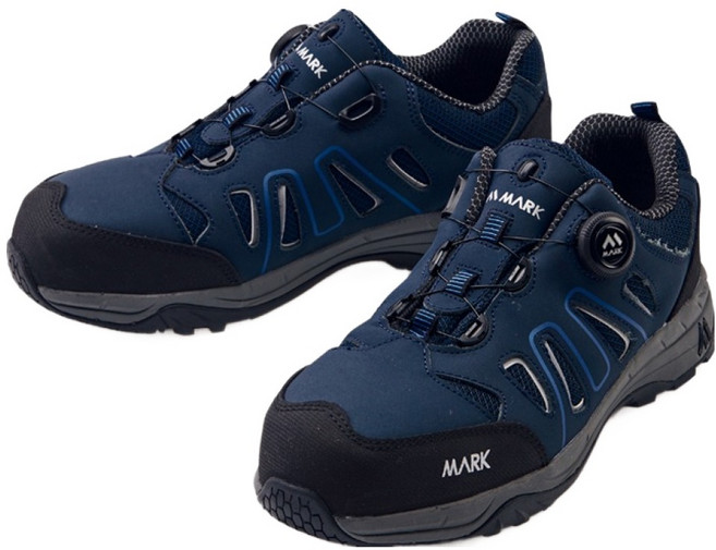 MARK Apparel TIVOOK 輕型作業旋鈕安全鞋 MS-468F, 海軍藍, 1個