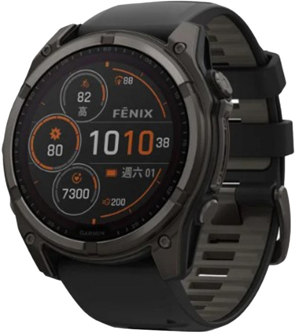 GARMIN fenix 8 Solar 智慧腕錶 圓形 1.4吋 GPS 石墨灰 藍牙 51mm 全方位戶外進階
