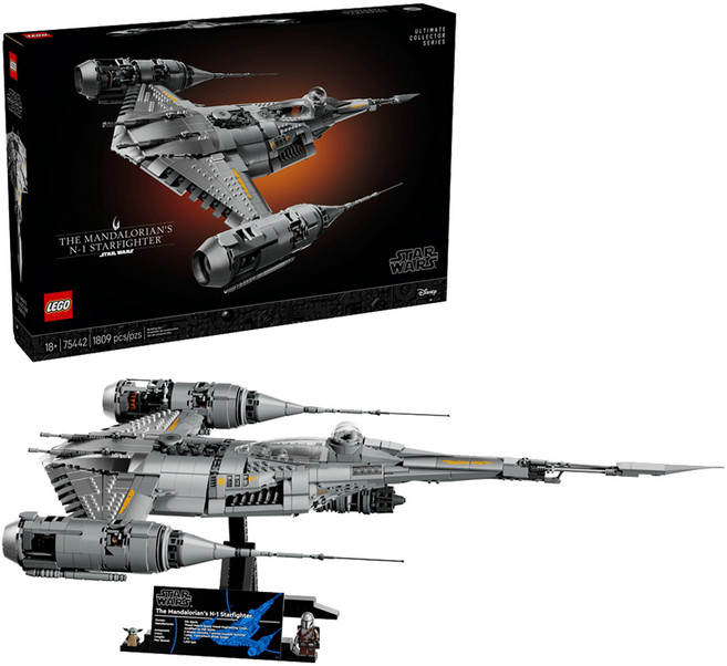 LEGO The Mandalorian's N-1 Starfighter 曼達洛人的N-1星際戰機 75442, 1個