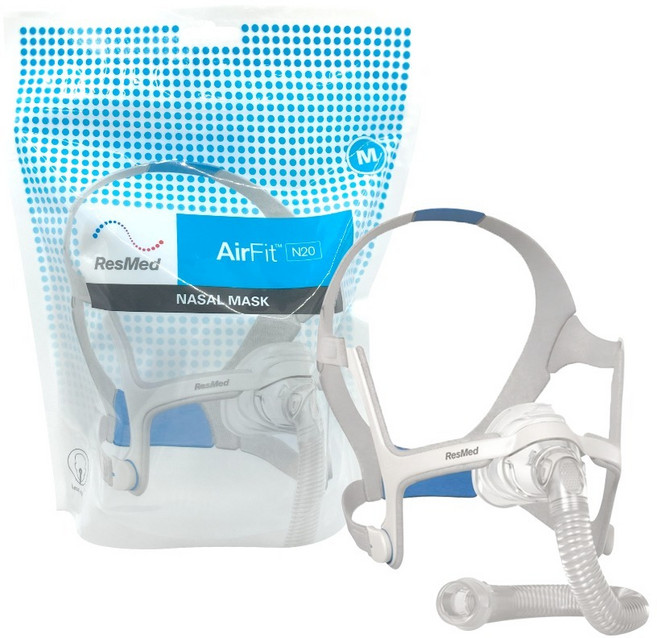 레즈메드 나잘마스크 풀세트 AirFit N20 Nasal Mask M 63524, Medium, 1개