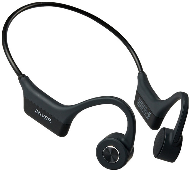 아이리버 초경량 골전도 v5.3 블루투스 이어폰, Black, Eiger Opera Sports X3 RUN