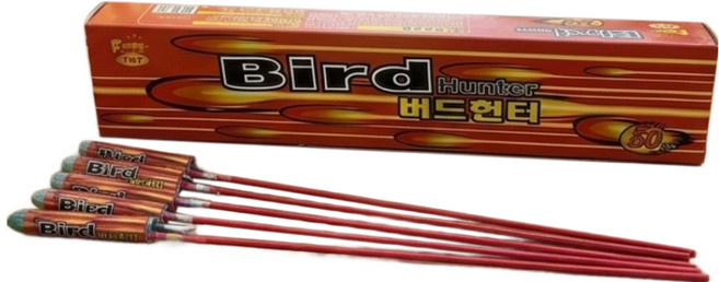 원스타 조류퇴치용 피리 소리 파워 폭죽, 혼합색상, 50개