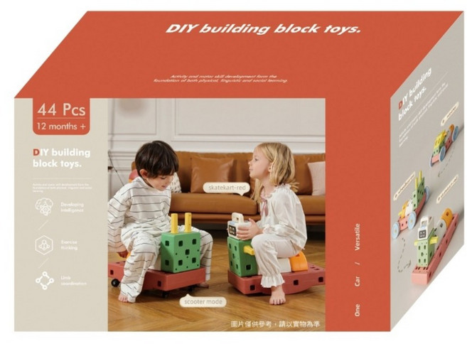 Jolly 創意統合玩具 44pcs, 混和顏色, 1個