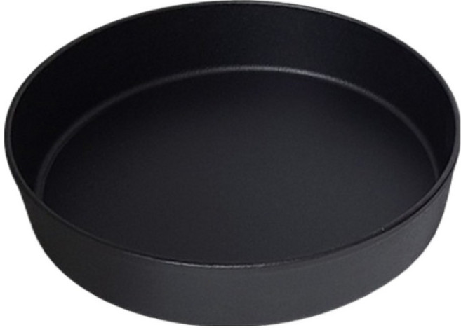 yummyon Gillin鑄鐵圓形厚切牛排盤, 24cm, 1個