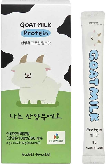 TuttiFrutti 我是山羊奶 山羊奶蛋白 初乳蛋白棒 粉末 14入
