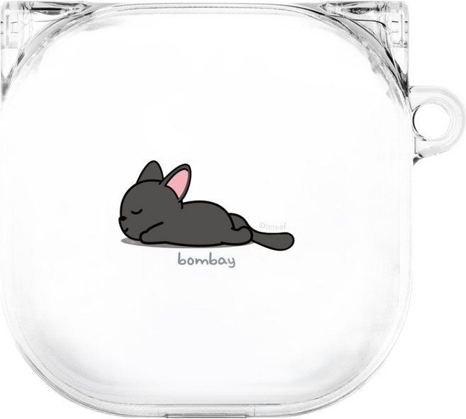 Imooi 透明硬殼耳機保護套 第1季, Koja2 孟買貓, 1個, Galaxy Buds4 / Buds4 Pro