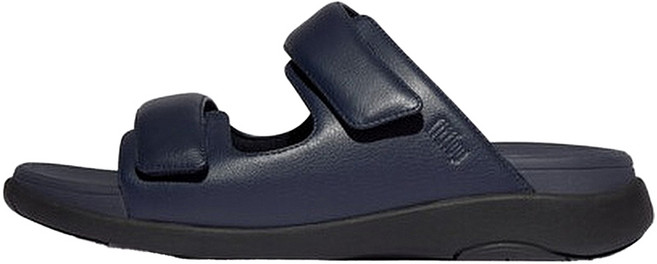 fitflop 男士 F-Mode GO ADJUSTABLE TWO BAR 拖鞋, 海軍藍, 260