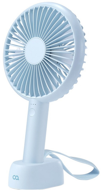 오아 라운드 핸디 맥스 빅팬 무선 휴대 탁상용 선풍기, 클라우디 블루, OPFN-015CB