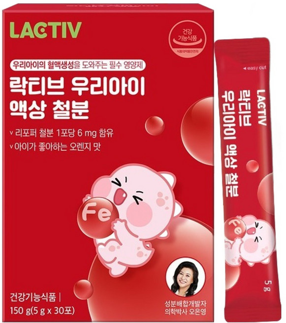 락티브 우리아이 액상 철분 30p, 150g, 1개