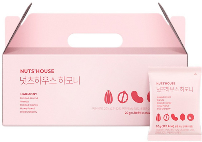 넛츠하우스 하모니 20g x 30p, 1개