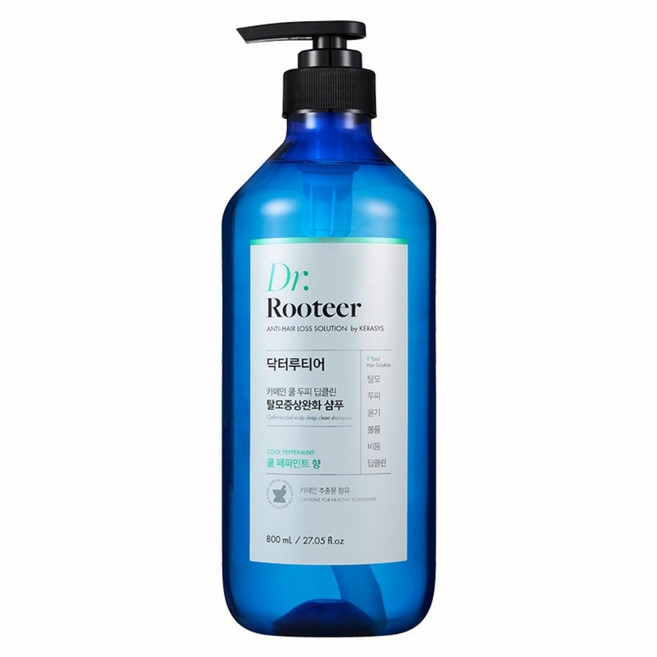 DrRooteer 咖啡因髮根蓬鬆洗髮精 清新香柚調, 1件, 800ml