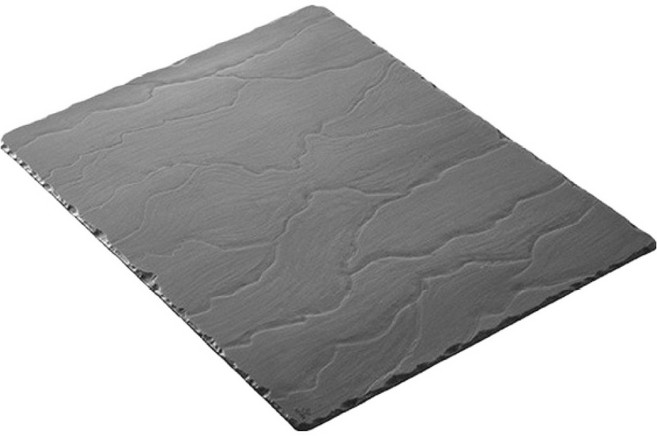 레볼 베솔트 사각쟁반 접시, 블랙, 1개