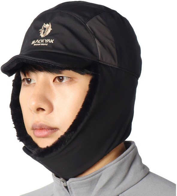 BLACK YAK WORK WEAR 防寒刷毛護耳帽