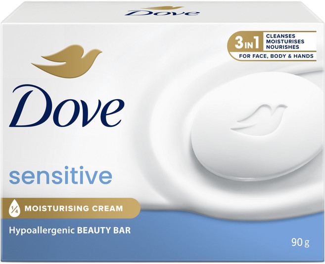 도브 센스티브바 100g 비누 뷰티바 (독일산), 90g, 1개입