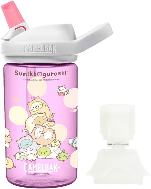 CAMELBAK eddy+ RENEW 400ml 兒童吸管運動水瓶 角落小夥伴 貓貓喵喵 + 防塵蓋 1個