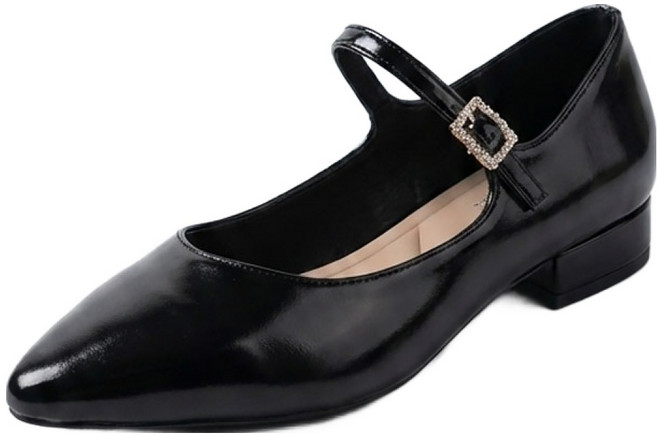 shoes& 女款尖頭瑪莉珍繫帶平底鞋 sn351