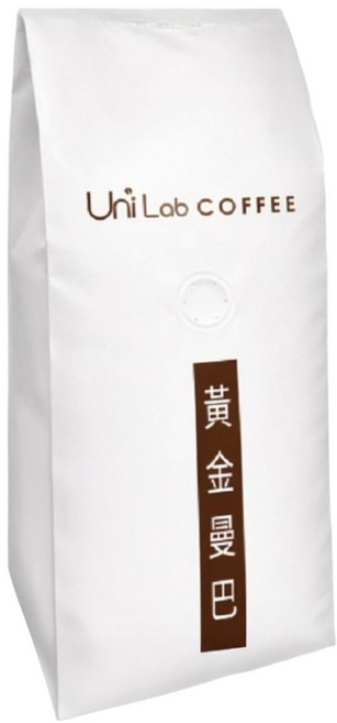 Uni Lab COFFEE 黃金曼巴咖啡豆, 450g, 1個, 全豆咖啡（未研磨）
