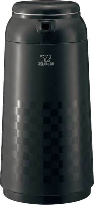 ZOJIRUSHI 象印 日本製 玻璃內膽保溫壺 AFFB-10, 黑色, 1個, 1L