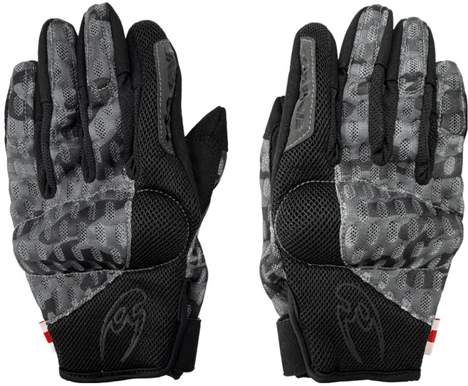 KOMINE 網眼手套 雙手穿戴組 GK-243, NEO BLACK CAMO