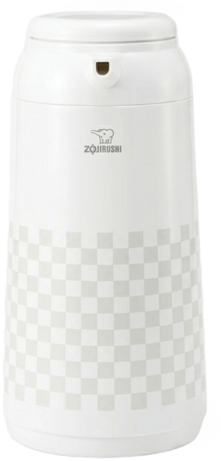 ZOJIRUSHI 象印 日本製 玻璃內膽保溫壺 AFFB-10, 白色, 1個, 1L