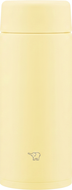 ZOJIRUSHI 象印 不鏽鋼旋蓋式真空保溫保冷杯 SU-AA36, 檸檬黃, 1個, 360ml