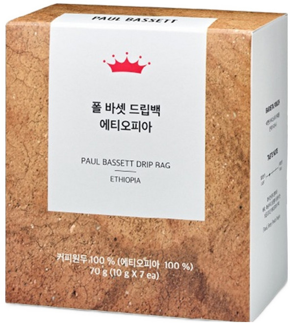 폴바셋 에티오피아 드립백 커피, 1개