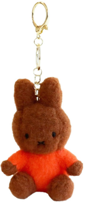 many A little Miffy Melanie SITTING 奶油色鑰匙圈 橘色T恤