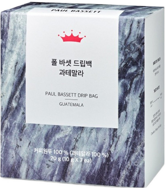 Paul Bassett 瓜地馬拉濾掛式咖啡, 10g, 1個, 7入