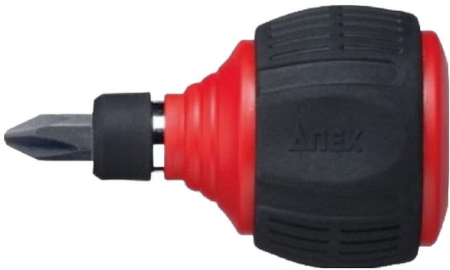 AnEX 安耐適 短柄棘輪日製螺絲起子 306D, 1個