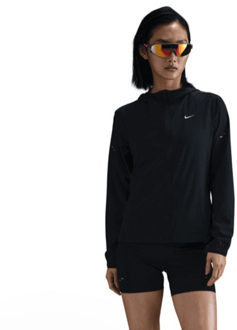 NIKE 耐吉 女款 Swift Repel 可收納連帽拉鍊跑步外套