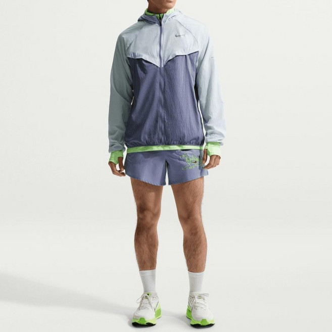 NIKE 耐吉 Stride Fly Dry Fit 內襯跑步短褲, 鐵灰色