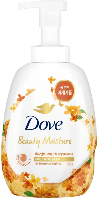 도브 레디언트 모이스처 포밍 바디워시 은은한 금목서향, 540g, 1개 - 쿠팡