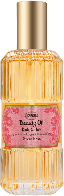 SABON 國際航空版 保濕光萃油 以色列綠玫瑰, 1個, 100ml