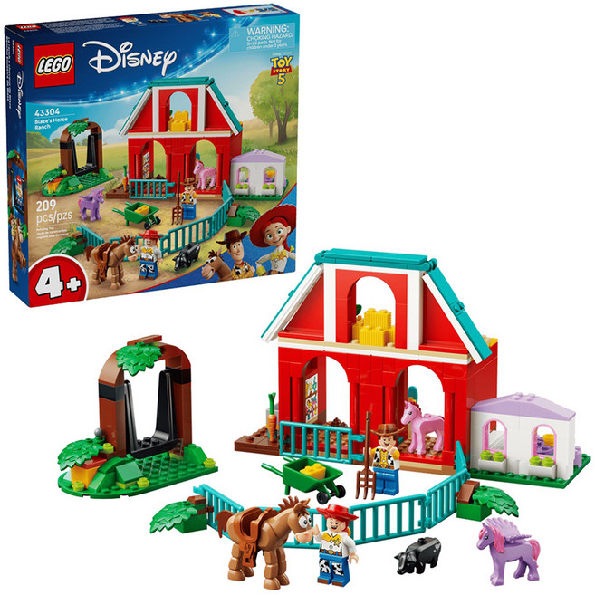 LEGO 迪士尼系列 Blaze's Horse Ranch Blaze的馬牧場 43304, 1個