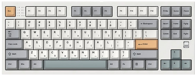 프리플로우 자석축 게이밍 유선 텐키리스 키보드, 메카닉, archon M1 PRO 2 TKL, 저소음 퀵실버