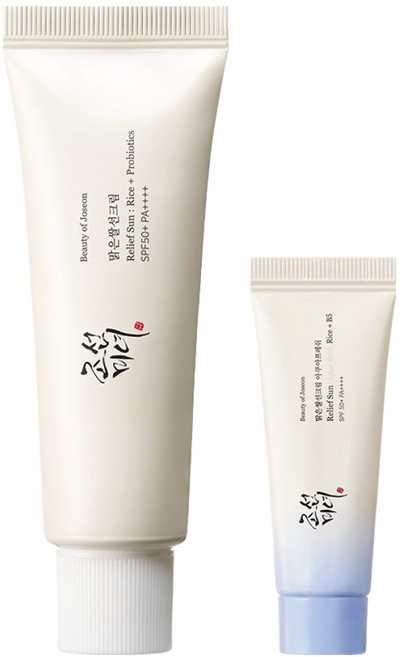 조선미녀 맑은쌀 선크림 50ml + 아쿠아 프레쉬 10ml 디럭스 세트, 1세트