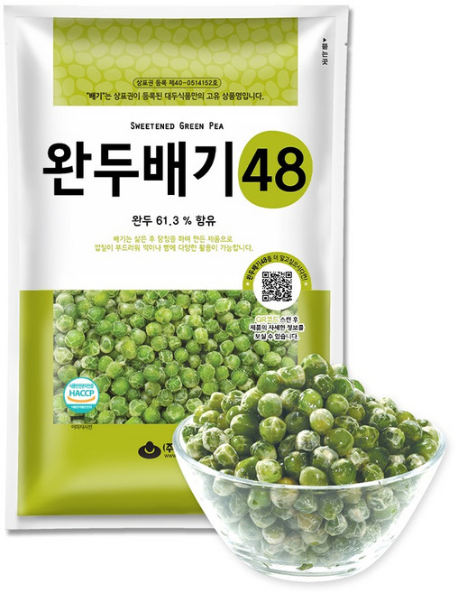 대두식품 완두배기48, 1.5kg, 1개