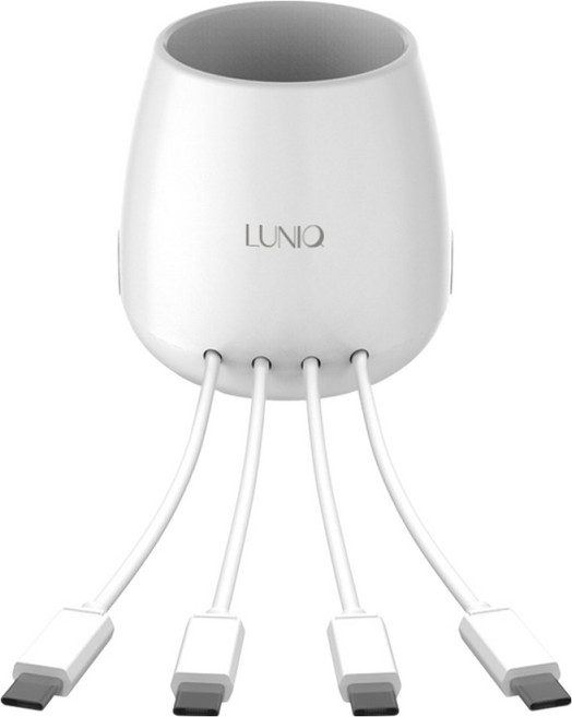 Lunique QC 3.0 Type-C 4埠收納型高速多功能充電器 LQ-380