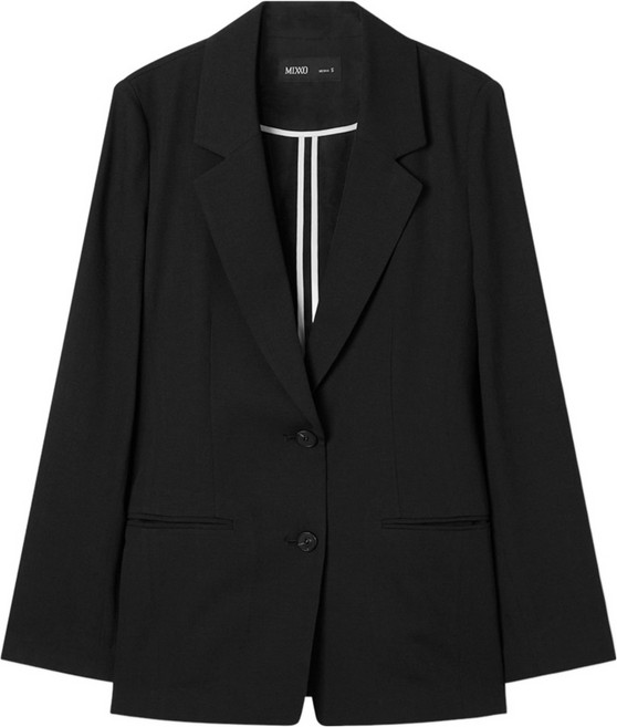 MIXXO 女款西裝領長袖外套