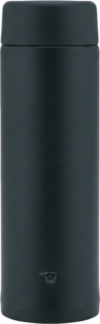 ZOJIRUSHI 象印 不鏽鋼旋蓋式真空保溫保冷杯 SU-AA48, 霧黑色, 1個, 480ml