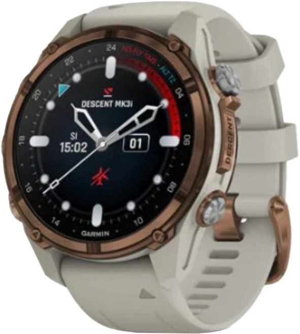 GARMIN Descent Mk3i 43mm 潛水電腦錶 1.2吋 GPS 藍牙 古銅色